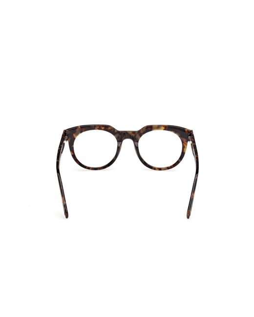 Guess Black Gu50241 053 Optical Frames Acetate Round Normal for men