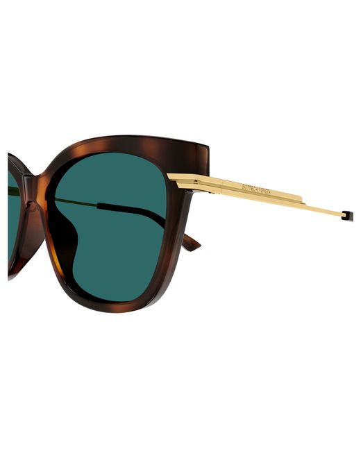 Bottega Veneta Black Bv1296Sa 003 Sunglasses Acetate Cat Eye