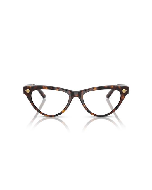 Versace Black Ve3364U 108 Optical Frames Injected Cat Eye Normal