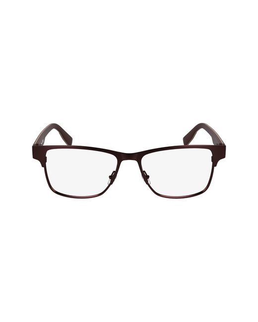 Lacoste Black L2307Mag-Set 601 Optical Frames Metal Squared Normal for men