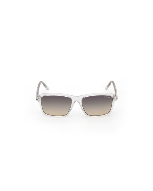 Guess Black Gu00236 26B Sunglasses Injected Smoke Squared Normal
