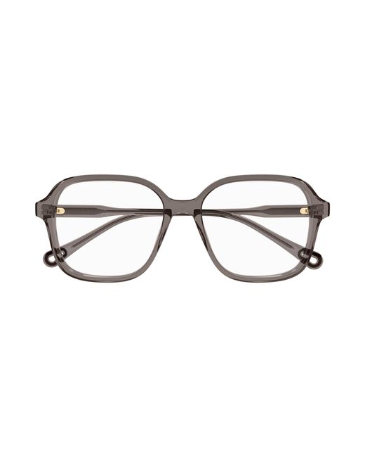Chloé Black Ch0313O 003 Optical Frames Acetate Transparent Squared