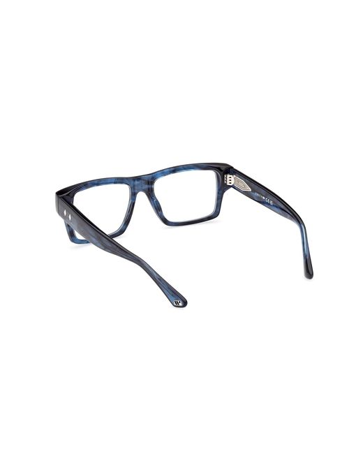 Web Black We5415 092 Optical Frames Acetate Squared Normal for men