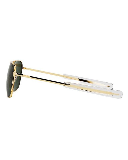 Randolph Engineering Green Af106 23K Outlet Sunglasses Metal Squared Normal