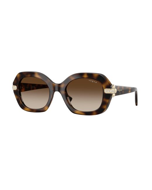 Vogue Eyewear Black Vo5706Sb W65613 Sunglasses Nylon Geometric Normal Nuanced
