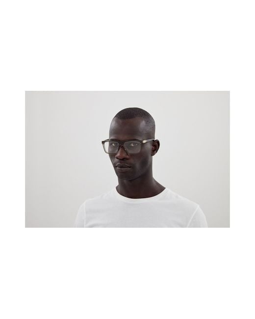 Gucci Black Gg1504O 008 Optical Frames Acetate Transparent Squared for men