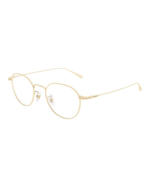 Montblanc Black Mb0476Oa 001 Optical Frames Metal Transparent Geometric for men
