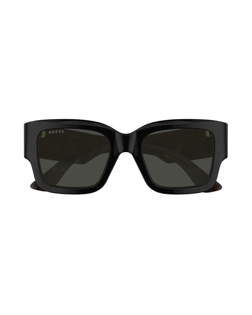 Gucci Black Gg1663S 001 Sunglasses Acetate Squared