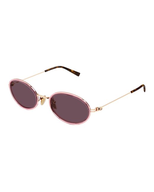 Gucci Black Gg1980S 005 Sunglasses Injected Round