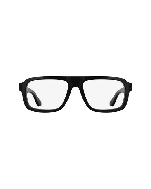 Calvin Klein Black Ck25548 001 Optical Frames Acetate Squared Normal for men