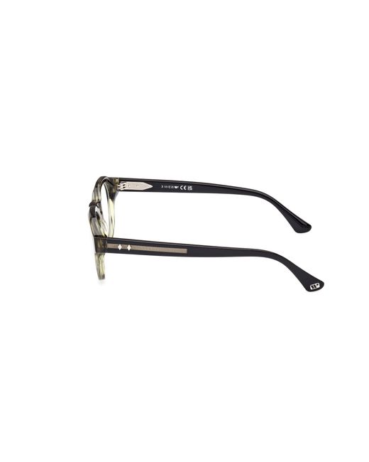 Web Black We5421 098 Optical Frames Acetate Round Normal