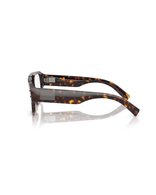 Dolce & Gabbana Black Dg3406 502 Optical Frames Acetate Transparent Pilot Normal for men