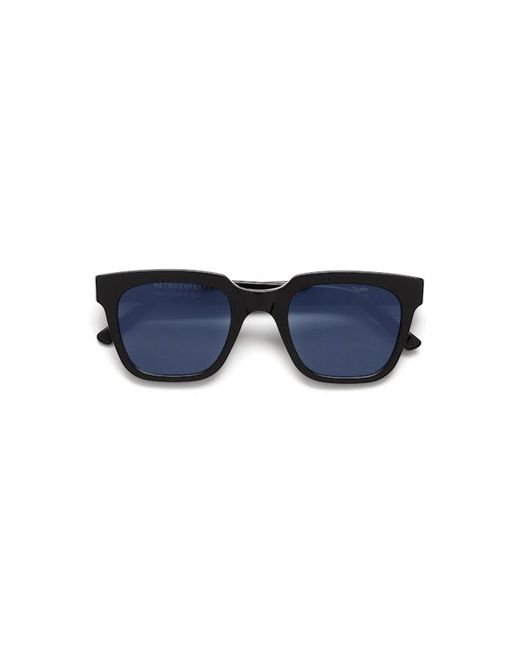 Retrosuperfuture Black 3Ak Giusto Azure Sunglasses Acetate Light Squared Normal