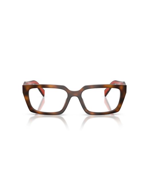 Prada Black Pr D05V 01K1O1 Optical Frames Acetate Transparent Squared Normal