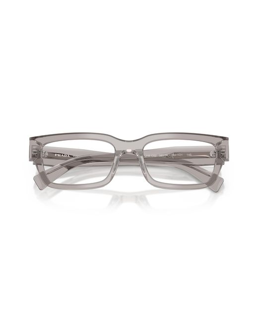 Prada Black Pr C02V 18J1O1 Optical Frames Acetate Pillow Normal for men