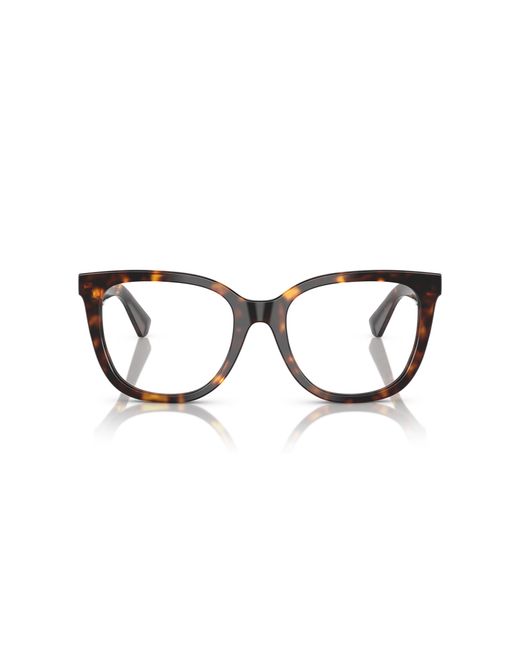 Burberry Black Be2415 3002 Optical Frames Acetate Transparent Squared Normal
