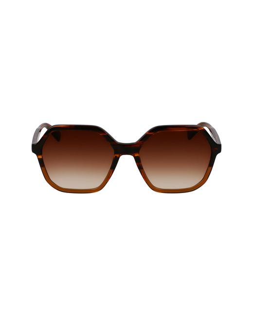 Longchamp Black Lo760S 212 Sunglasses Acetate Squared Normal