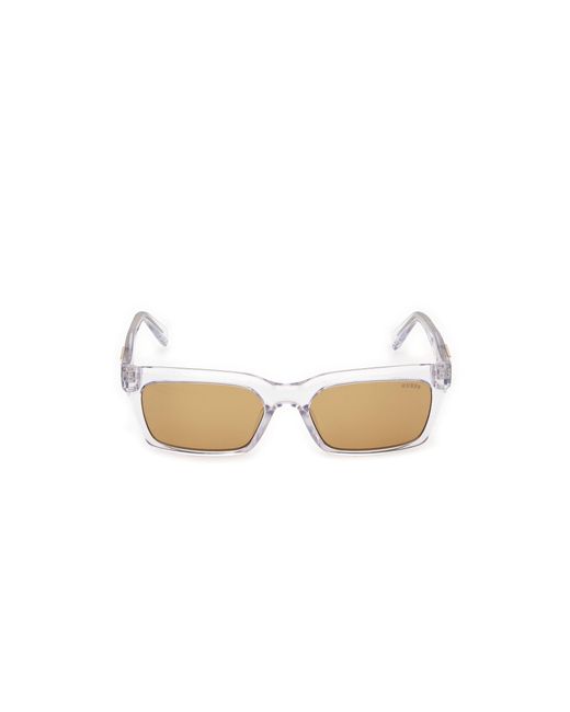 Guess Black Gu00300 26E Sunglasses Injected Squared Normal for men