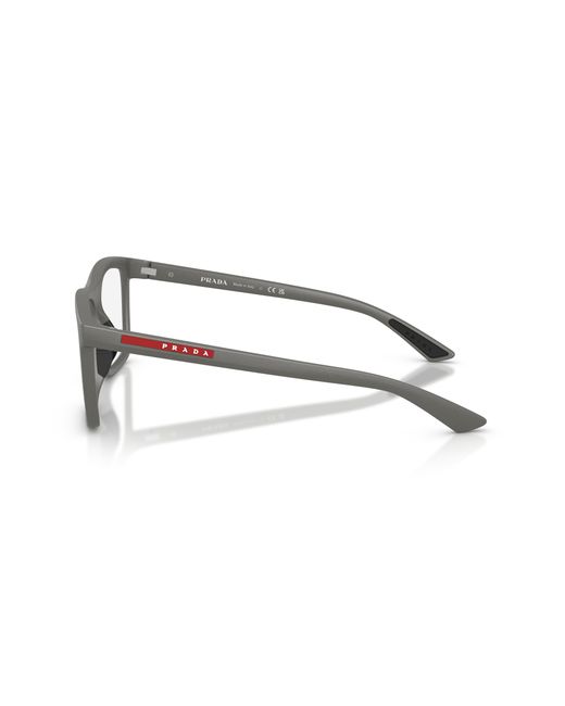Prada Linea Rossa Black Ps 01Tv 16X1O1 Optical Frames Injected Transparent Pillow Normal for men