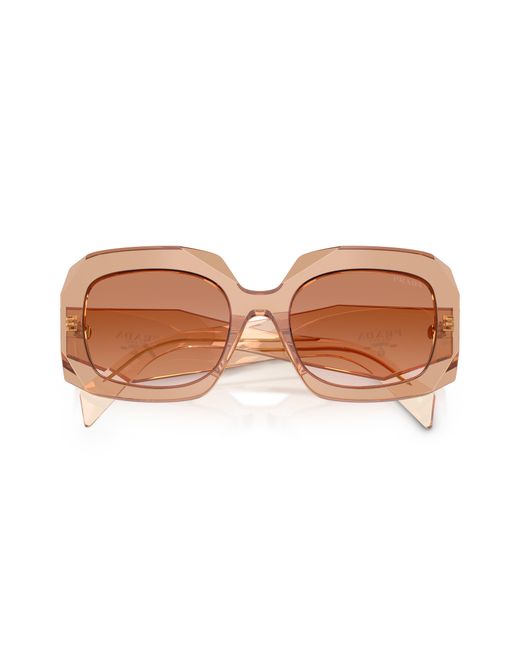 Prada Black Pr B23S 28E50S Sunglasses Acetate Squared Normal Shaded