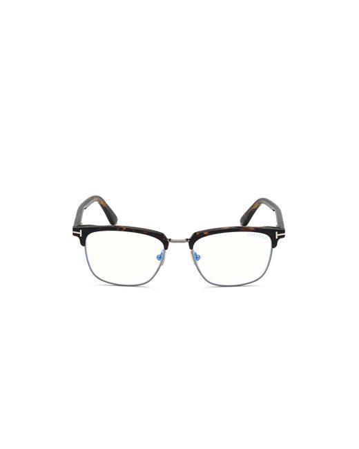Tom Ford Black Ft5683-B 052 Optical Frames Injected Squared Normal for men