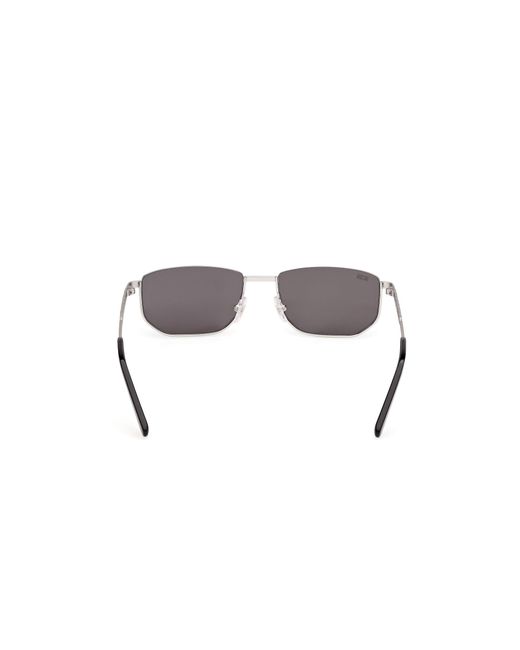 Gcds Black Gd0079 16A Sunglasses Metal Smoke Squared Normal