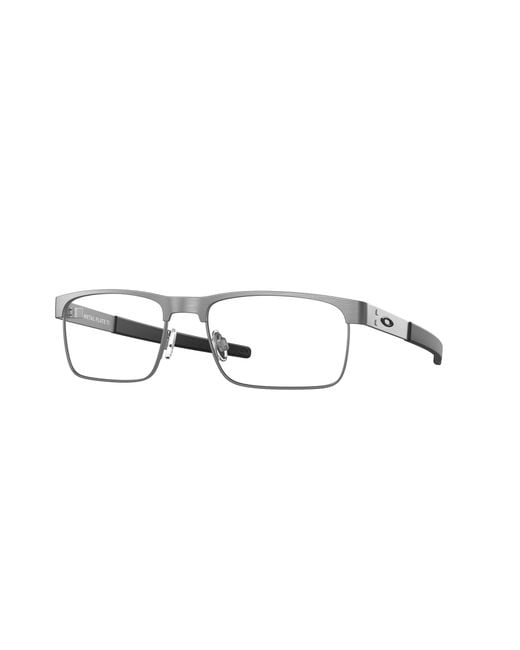 Oakley Black Ox5153 Metal Plate Ti 515303 Optical Frames Titanium Transparent Squared Normal for men