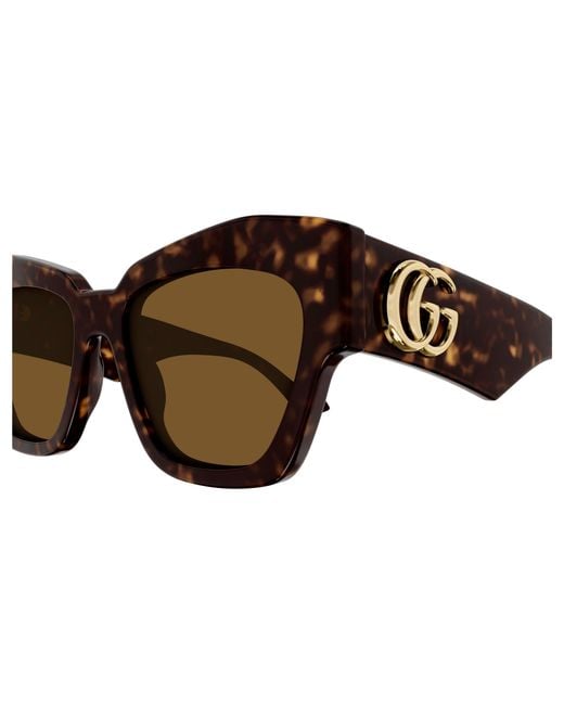 Gucci Black Gg1422S 003 Sunglasses Acetate Squared Normal