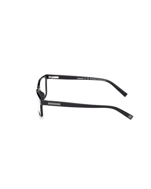Timberland Black Tb50077-H 001 Optical Frames Injected Squared Normal for men