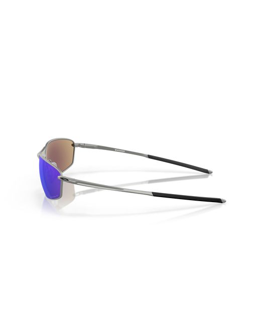 Oakley Black Oo4141 Whisker 414104 Sunglasses Metal Round Polarized Prizm for men