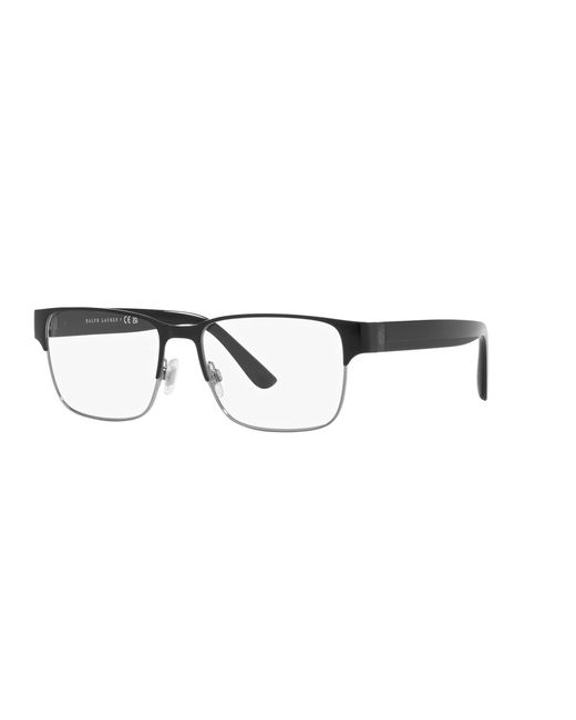 Polo Ralph Lauren Black Ph1219 9325 Optical Frames Metal Squared Normal for men
