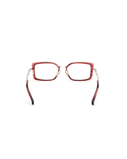 Max Mara Black Mm5186 071 Optical Frames Acetate Squared Normal