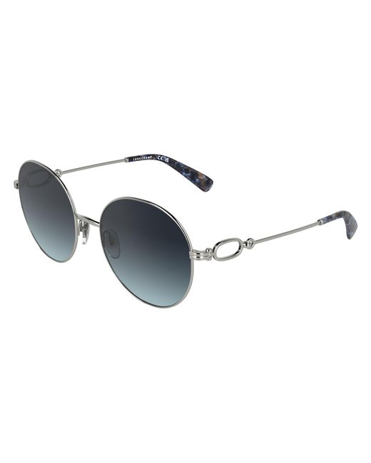 Longchamp Black Lo188S 042 Sunglasses Metal Round Normal