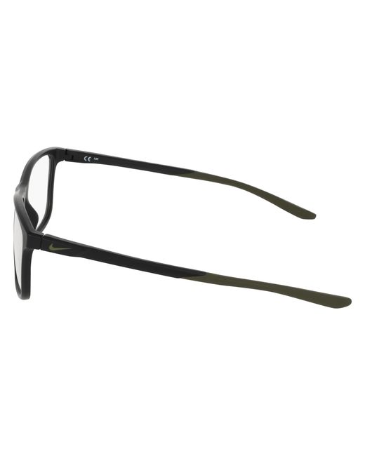 Nike Black 7293 001 Optical Frames Bio-Inject Squared Normal for men