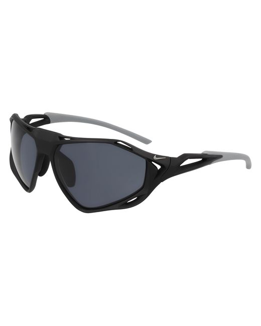 Nike Black Zeus Rise If1120X 010 Sunglasses Bio-Inject Grigio Squared Normal