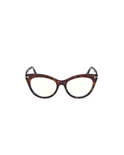 Tom Ford Black Ft6091-B 052 Optical Frames Acetate Cat Eye Normal