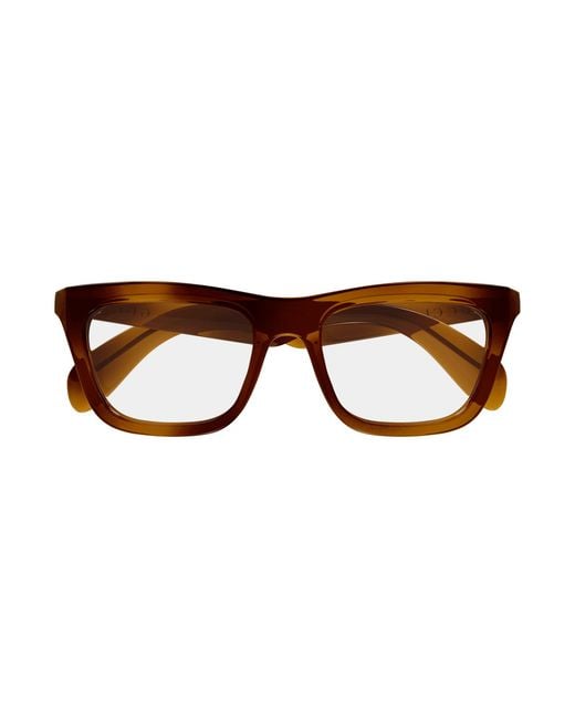 Gucci Black Gg1933O 002 Optical Frames Injected Transparent Squared for men