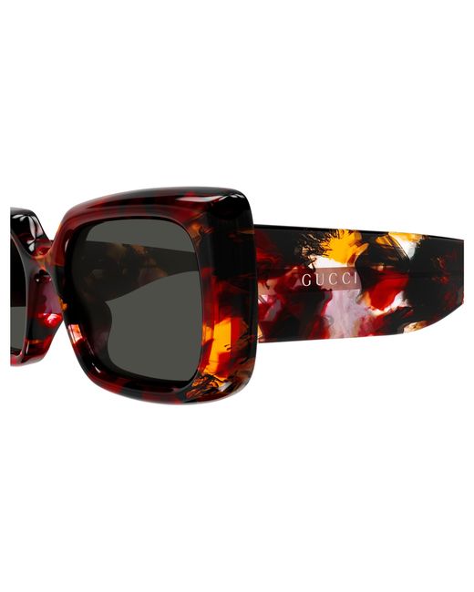 Gucci Black Gg1906S 001 Sunglasses Acetate Squared