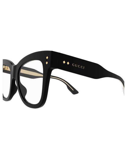 Gucci Black Gg1082O 001 Optical Frames Acetate Cat Eye