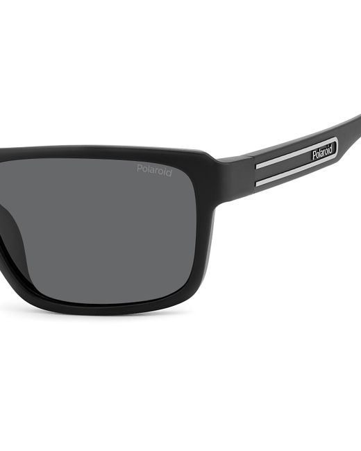 Polaroid Black Pld 2158/S 807/M9 Sunglasses Polycarbonate Geometric Polarized for men