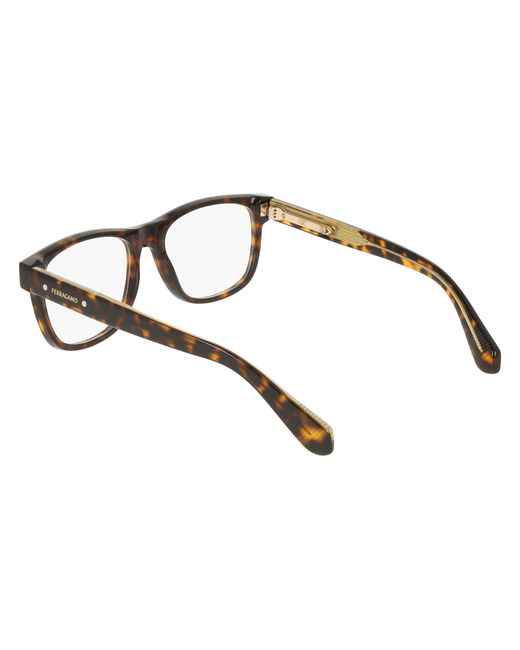 Ferragamo Black Sf3084 242 Optical Frames Acetate Squared Normal for men