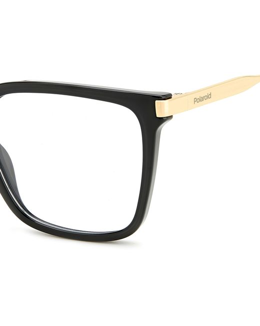 Polaroid Black Pld D528 807 Optical Frames Plastic Squared
