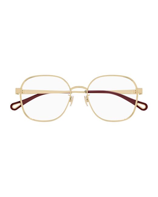 Chloé Black Ch0337Oa 001 Optical Frames Metal Transparent Geometric