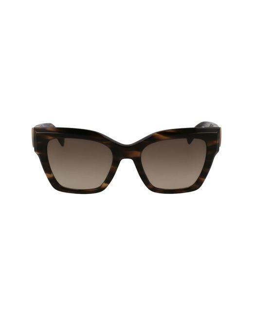 Longchamp Black Lo762S 308 Sunglasses Acetate Squared Normal