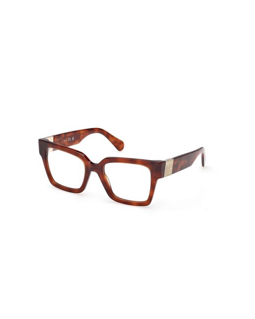 MAX&Co. Black Mo5175 053 Optical Frames Acetate Squared Normal