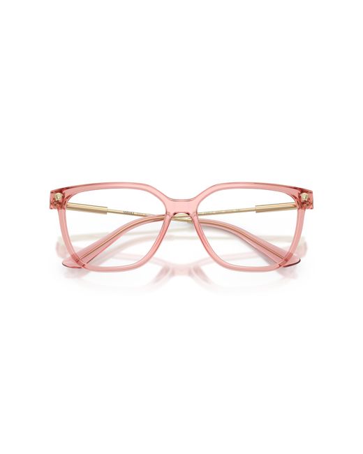 Versace Black Ve3388U 5322 Optical Frames Injected Transparent Squared Normal