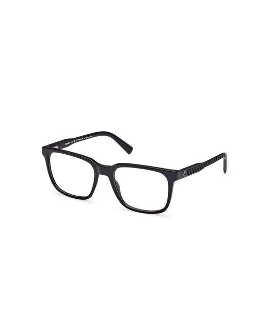 Timberland Black Tb50047 001 Optical Frames Injected Squared Normal for men