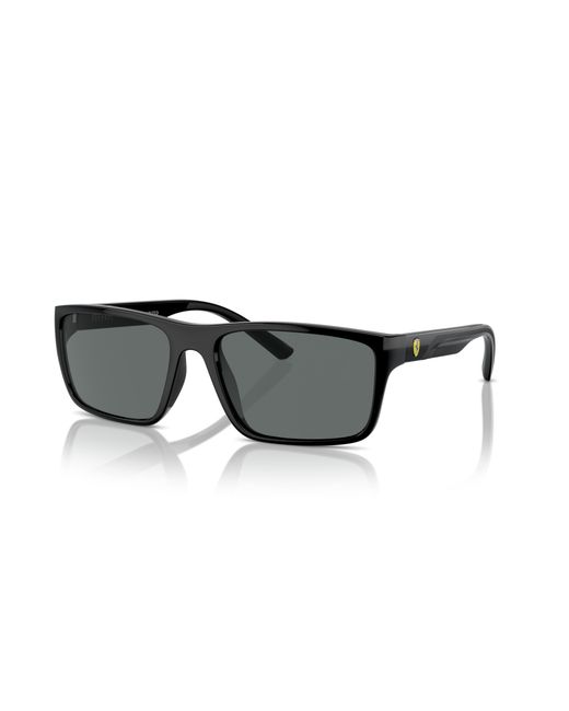 FERRARI SCUDERIA Black Fz6003U 501/81 Sunglasses Injected Squared Polarized for men