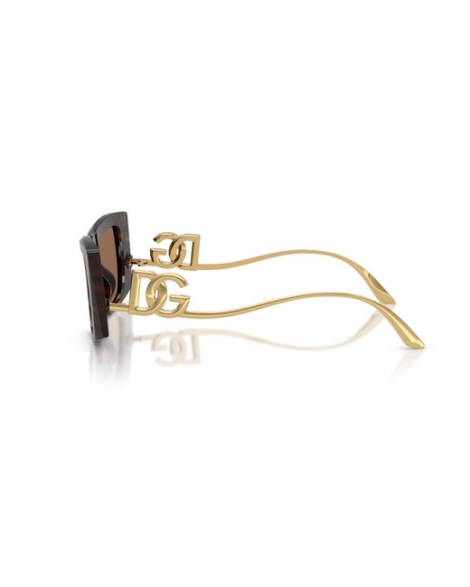 Dolce & Gabbana Black Dg4510 502/73 Sunglasses Acetate Cat Eye Normal