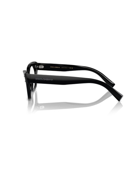 Dolce & Gabbana Black Dg3385 501 Optical Frames Acetate Transparent Cat Eye Normal
